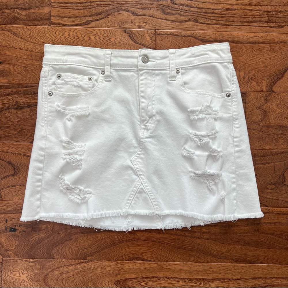American Eagle denim mini skirt